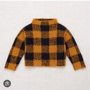 NWT Misha and Puff Boucle Plaid Pullover size 5-6 years